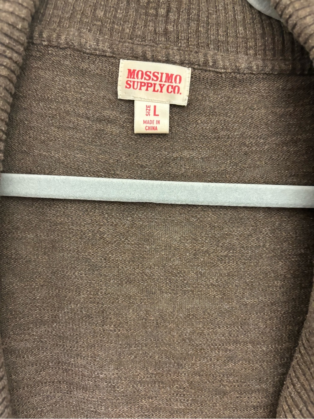 Mossimo Supply Co. Brown Shawl Collar Button-Front Cardigan - Picture 3 of 4
